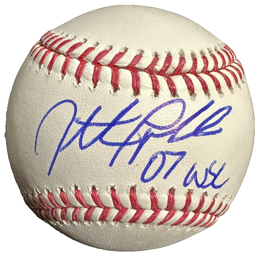 Jonathan Papelbon Autographed Official American League Baseball W/ 07 WSC JSA