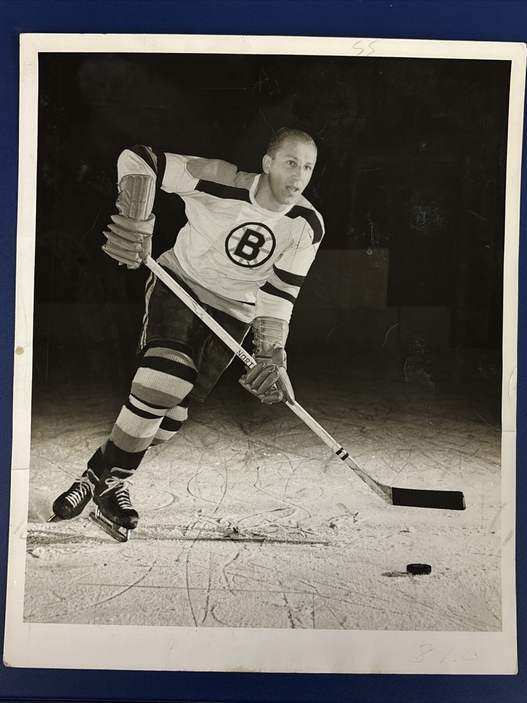 1950’s Joe Klukay Original Boston Bruins Team Photo 8x10