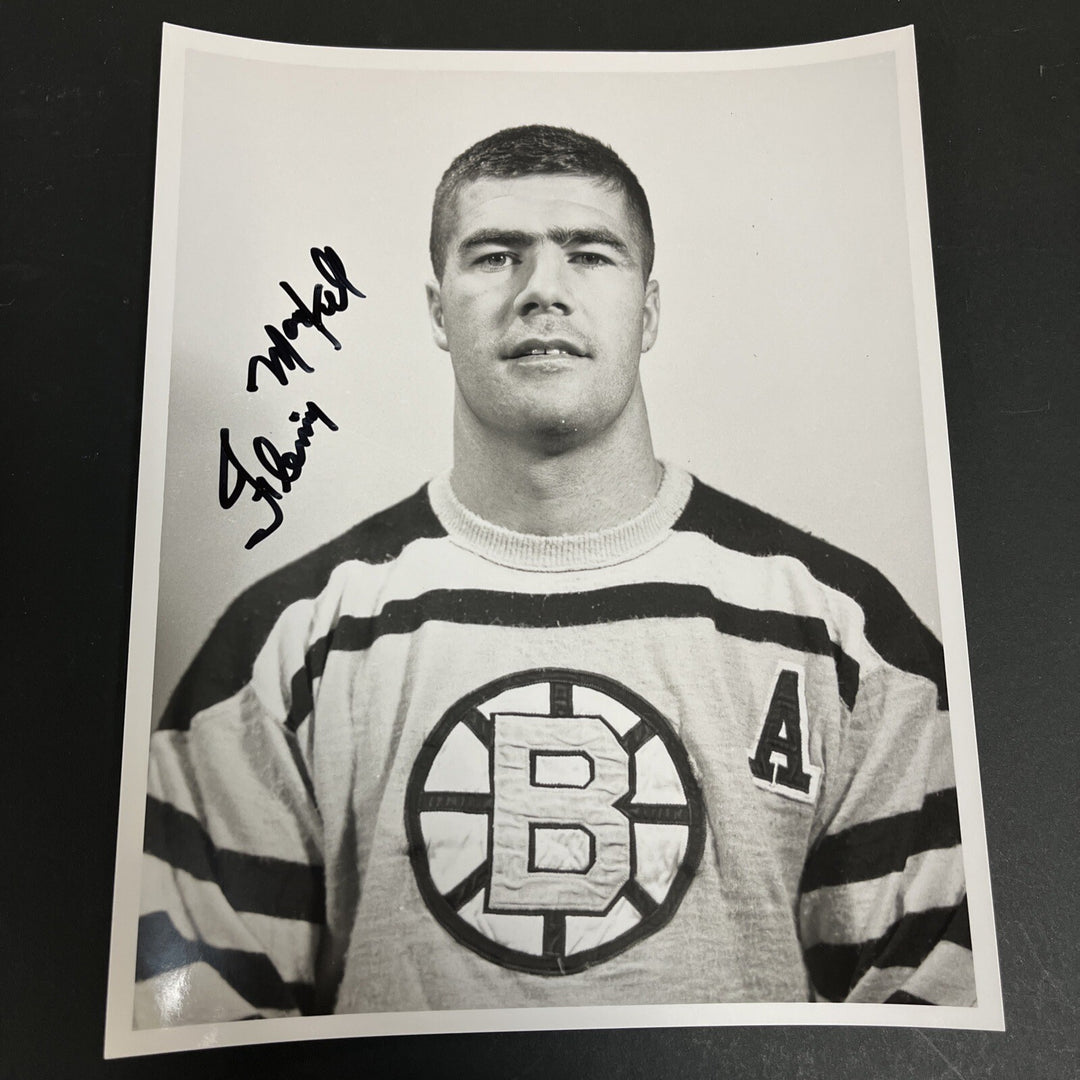 Fleming Mackell Signed 8x10 Boston Bruins Sportsworld