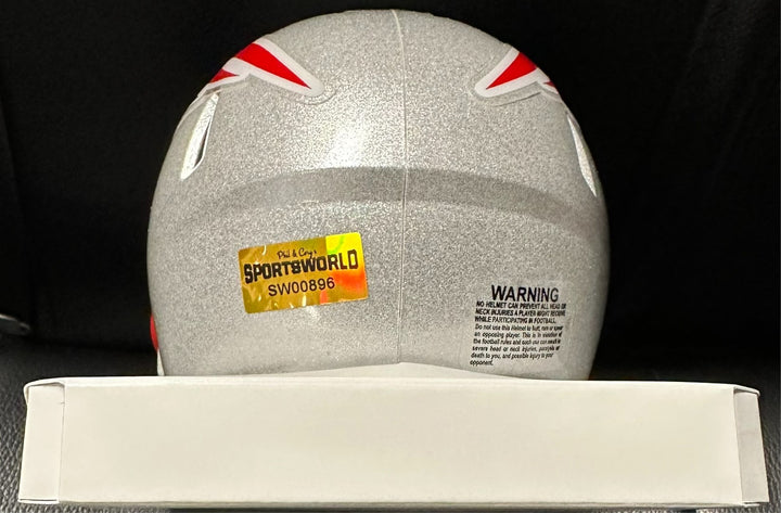 Kayshon Boutte Autographed New England Patriots Mini Helmet NFL