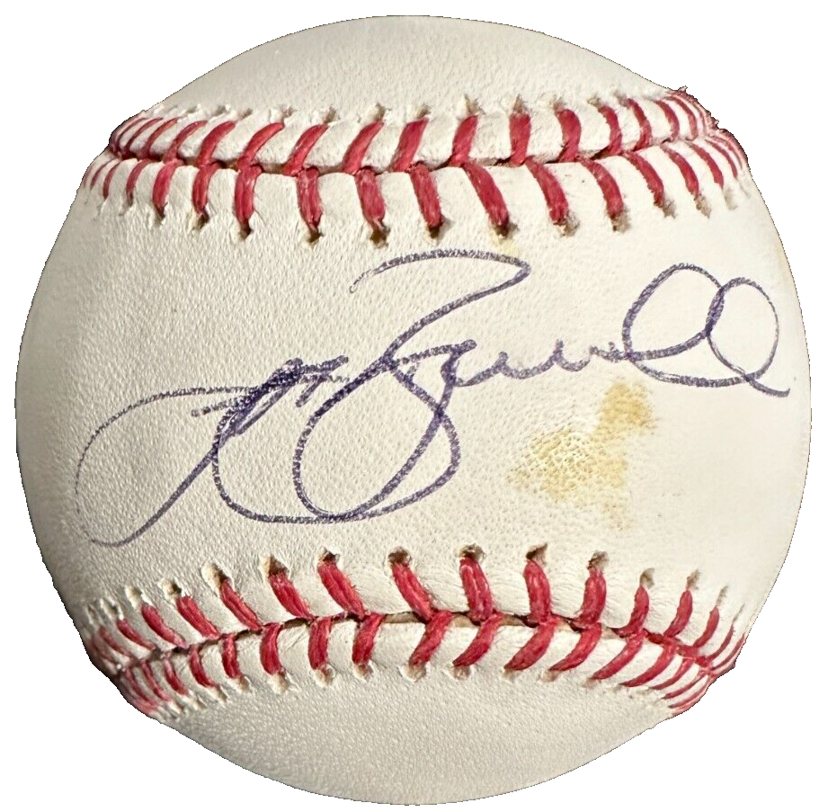 Jeff Bagwell Autographed Major League Baseball HOF Houston Astros