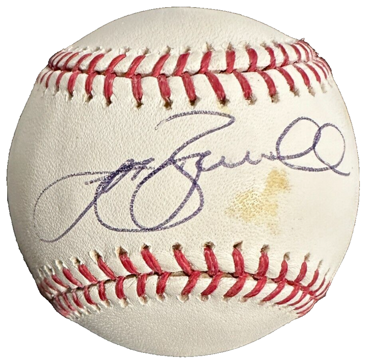 Jeff Bagwell Autographed Major League Baseball HOF Houston Astros