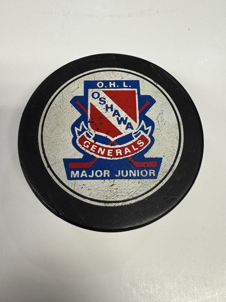 Vintage OHL Oshawa Generals Official Hockey Puck