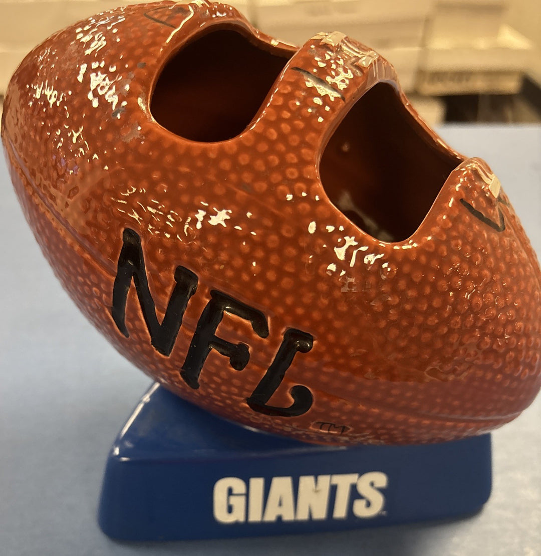 New York Giants Ceramic Vintage NFL Pen Pencil Holder