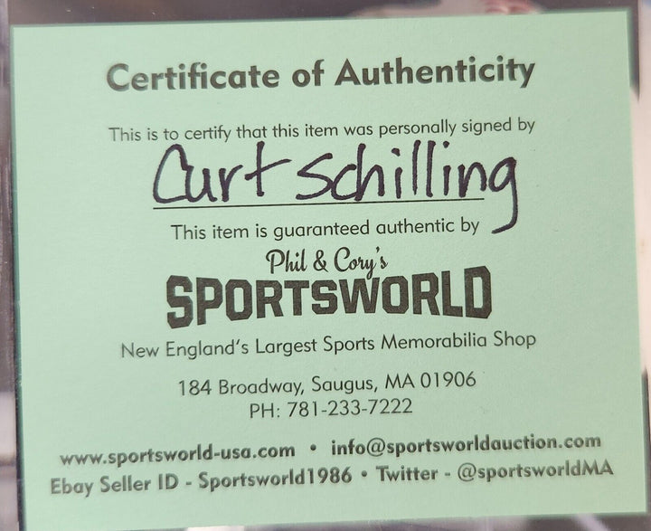 Curt Schilling Signed 2007 World Series Baseball Boston Red Sox Steiner MLB COA