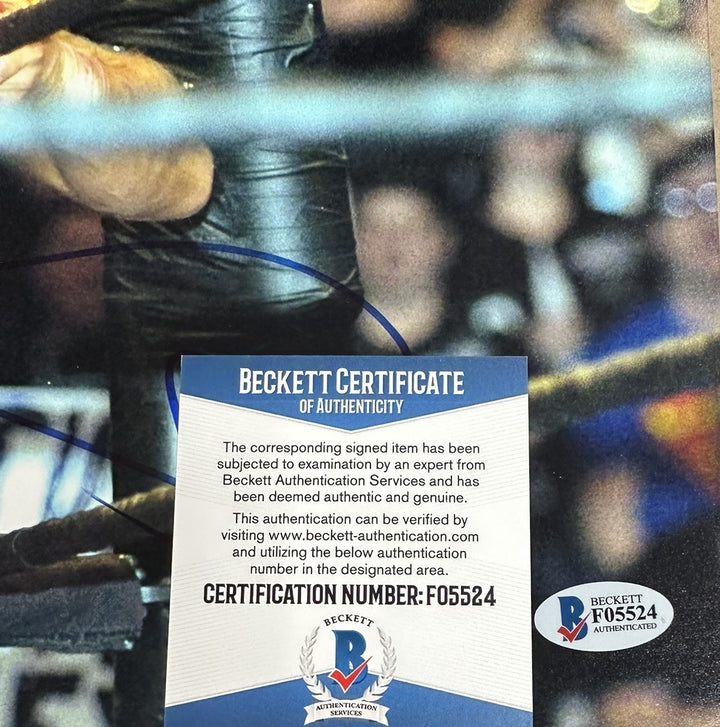 HBK Shawn Michaels Autographed Bloody 11x14 Photo WWE WWF