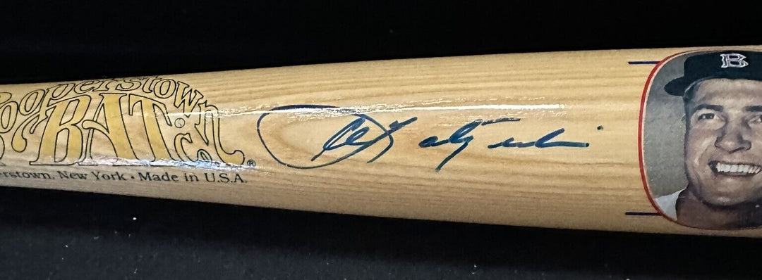 Carl Yastrzemski Autographed Cooperstown Bat Company Career Stats Bat