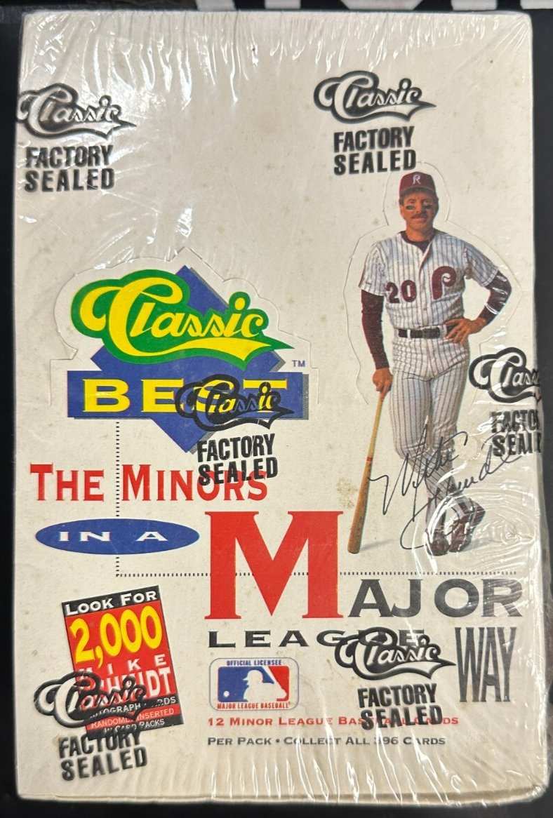 1991 Classic BEST MLB Baseball The Minors Major League Sealed Box