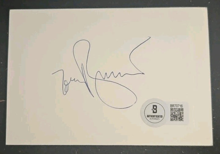 Tony Bennett Signed 3x4 Invitation Card Beckett Holo BAS