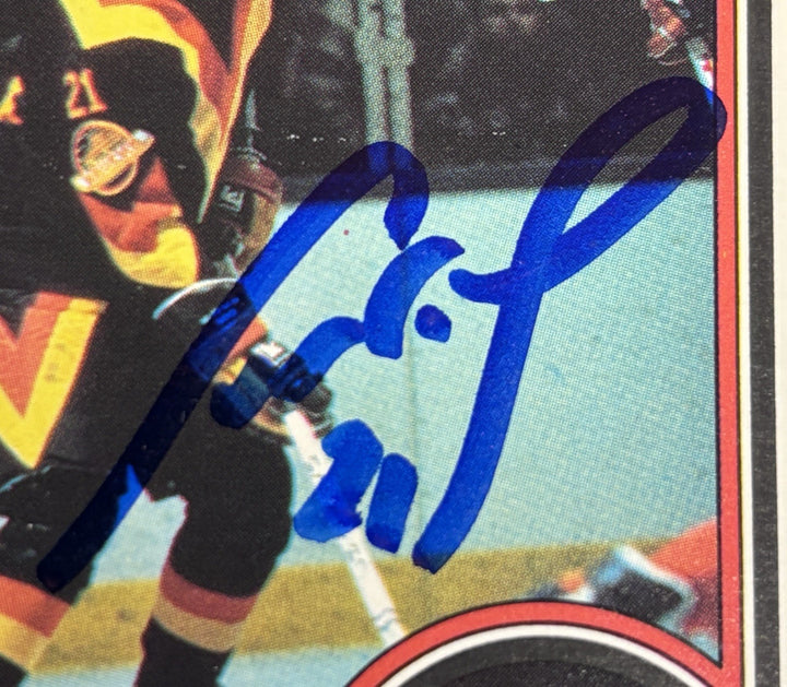 1984-85 O-Pee-Chee Cam Neely Autographed Rookie Card #327 Bruins HOF