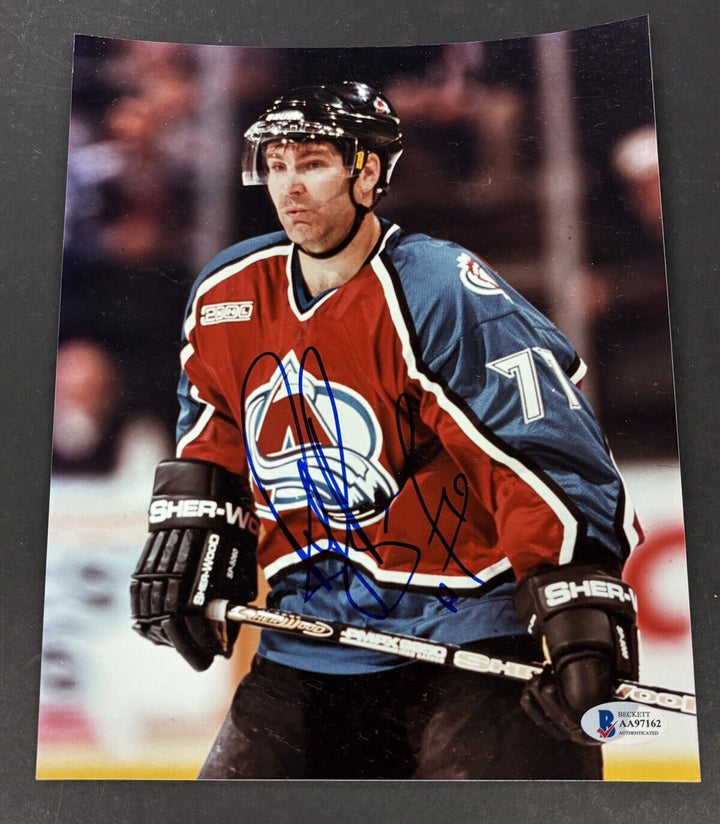 Ray Bourque Signed Colorado Avalanche Stanley Cup 8x10 Photo Beckett COA 
