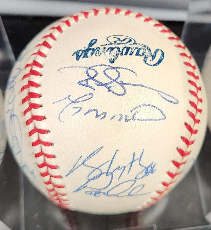 2000 Atlanta Braves Signed MLB Baseball Glavine Cox DeRosa Galarraga Ect. COA