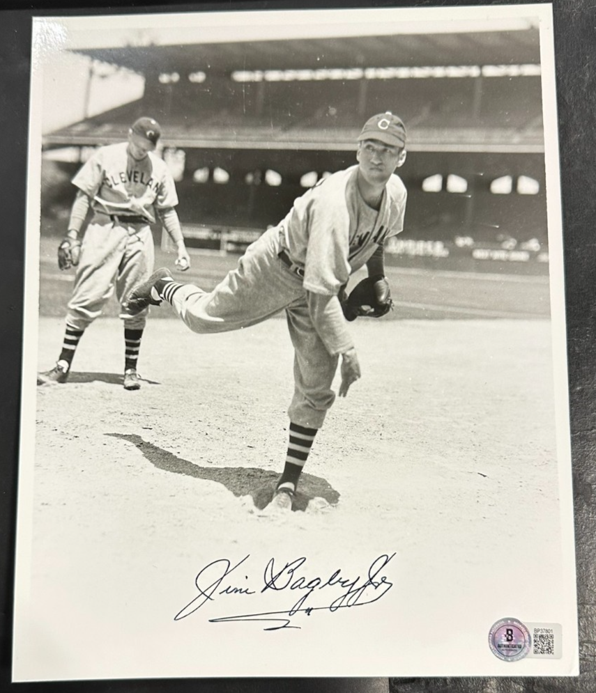 Jim Bagby Jr Autographed 8x10 Photo BAS Cleveland Indians