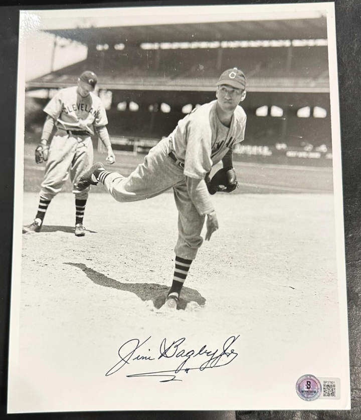 Jim Bagby Jr Autographed 8x10 Photo BAS Cleveland Indians