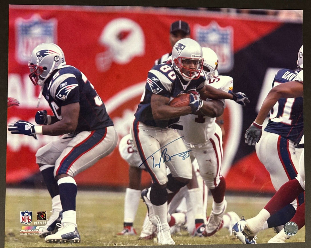 Troy Brown Autographed 16x20 Photo New England Patriots