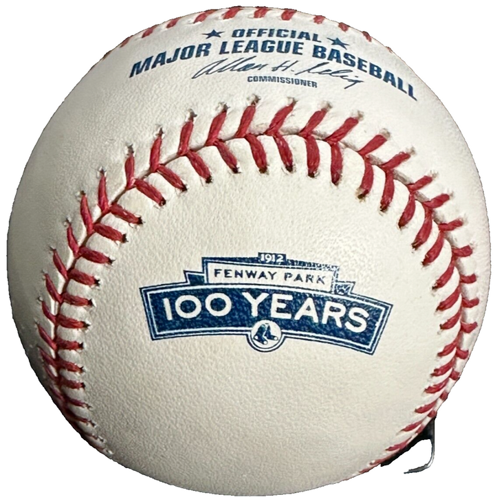 Carl Yastrzemski Signed Fenway Park 100th Anniversary Baseball W HOF 89 TC 1967