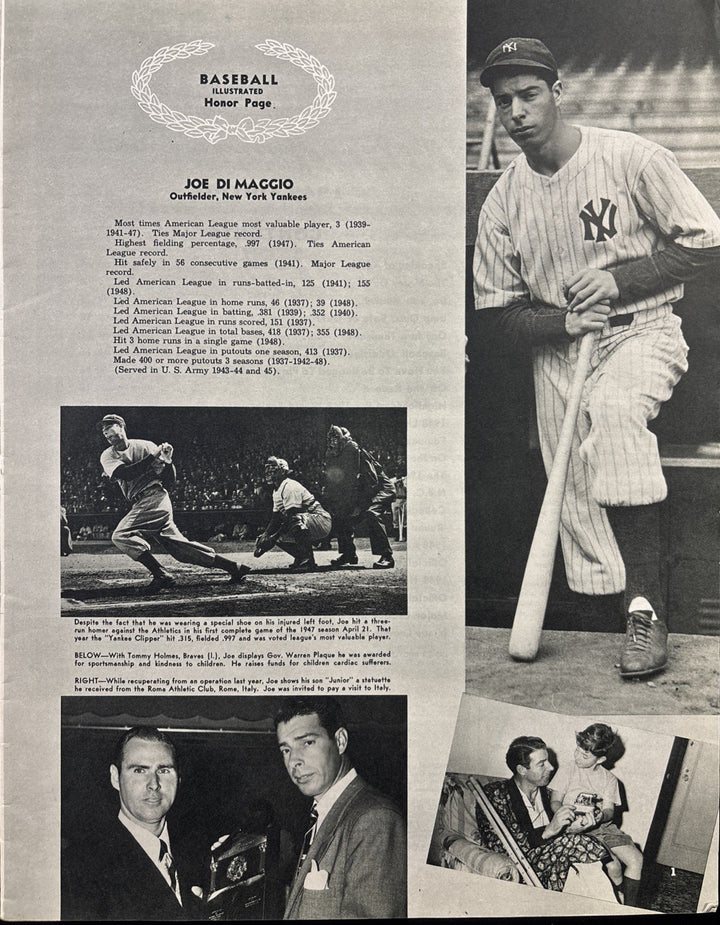 1949 Baseball Illustrated Magazine