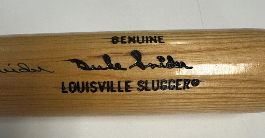 Duke Snider Autographed Adirondack Game Model Bat BAS Dodgers