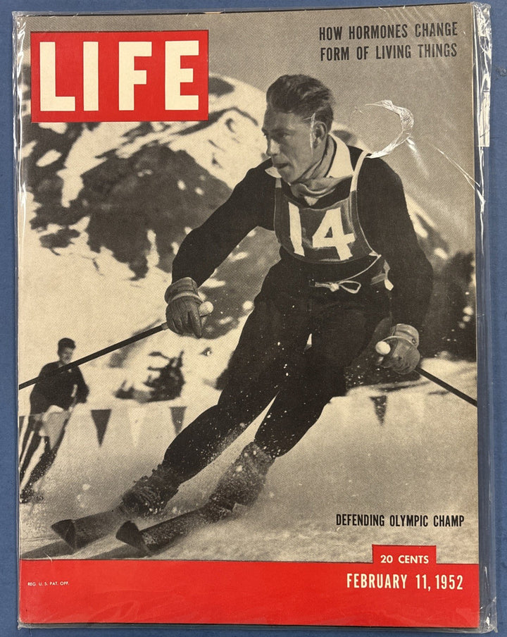 Life Magazine Vintage Defending Olympic Champ February 11 1952