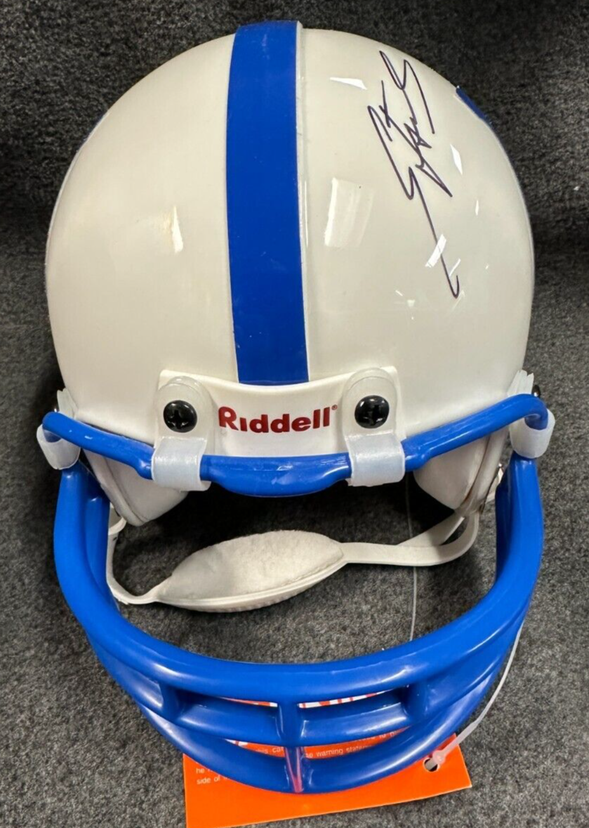 Edgerrin James Autographed Baltimore Colts Mini Helmet NFL