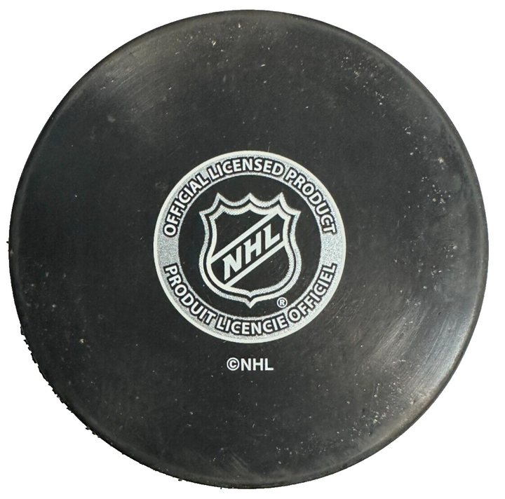 Dave Thomlinson Autographed Boston Bruins Hockey Puck NHL