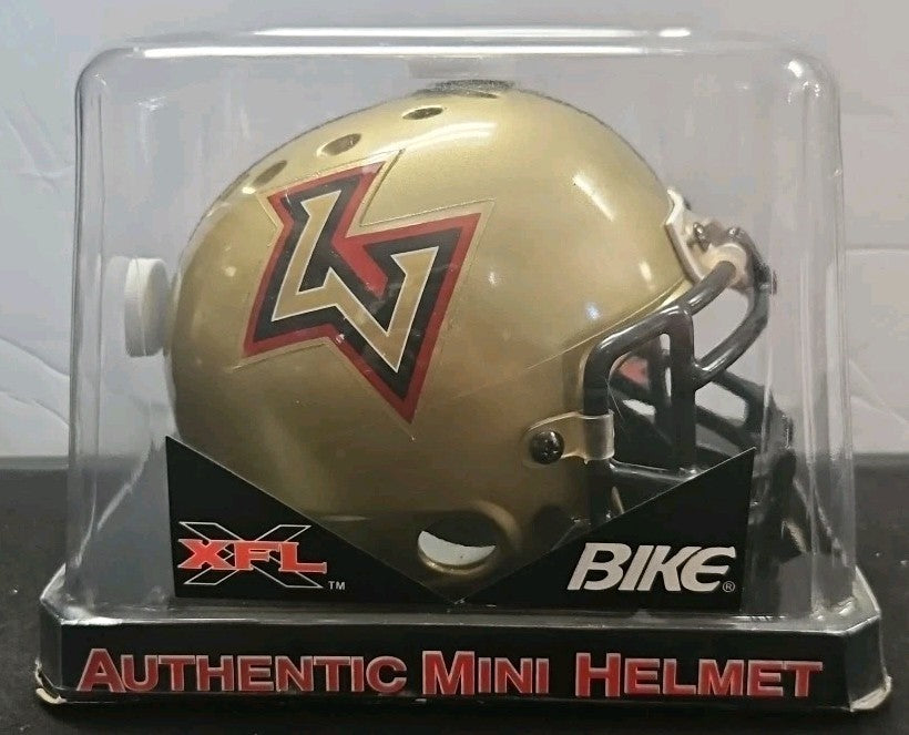 Las Vegas Outlaws Original Bike XFL Authentic Mini Helmet
