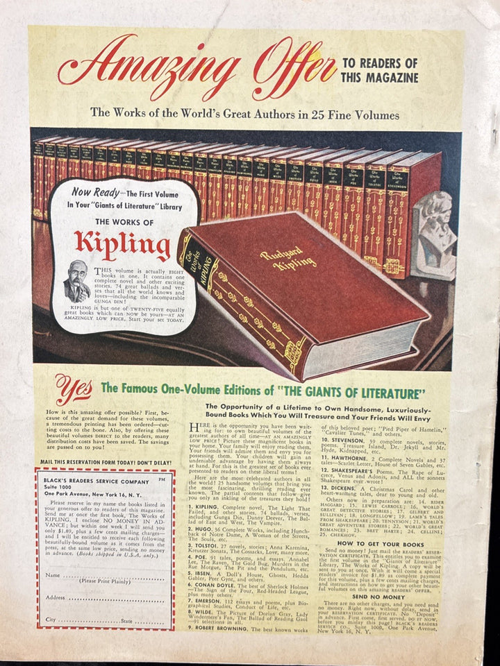1949 PIC Quarterly Football Pictorial Issue College & Pro Roundups