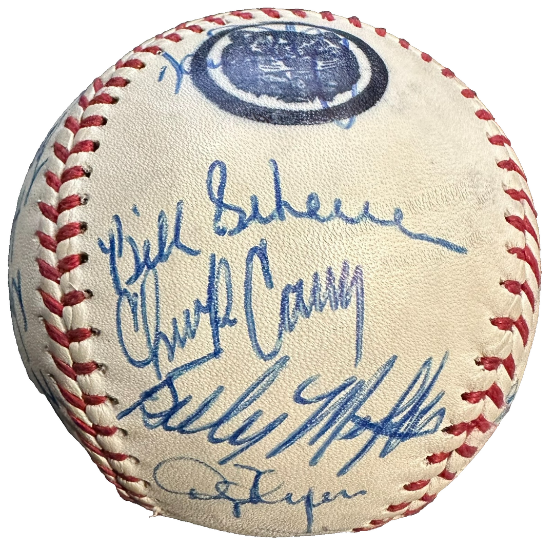 1985 Detroit Tigers Team Autographed Baseball Morris Trammell Whitaker Sparky