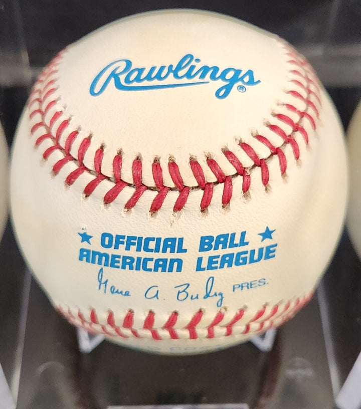 Paul Cellucci Signed American League Baseball Massachusetts Governor COA