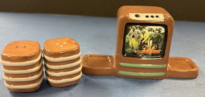 Salt & Pepper Shakers- The Three Stooges Vintage Collectible