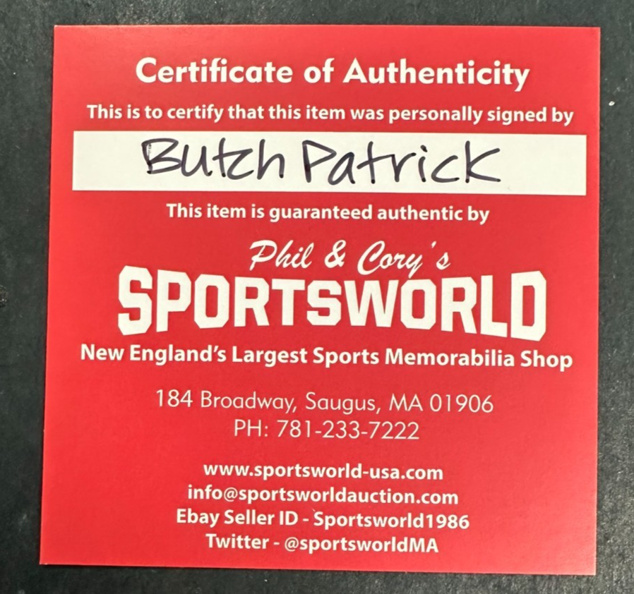 Butch Patrick Eddie Munster Autographed Photo Hockey Puck The Munster's