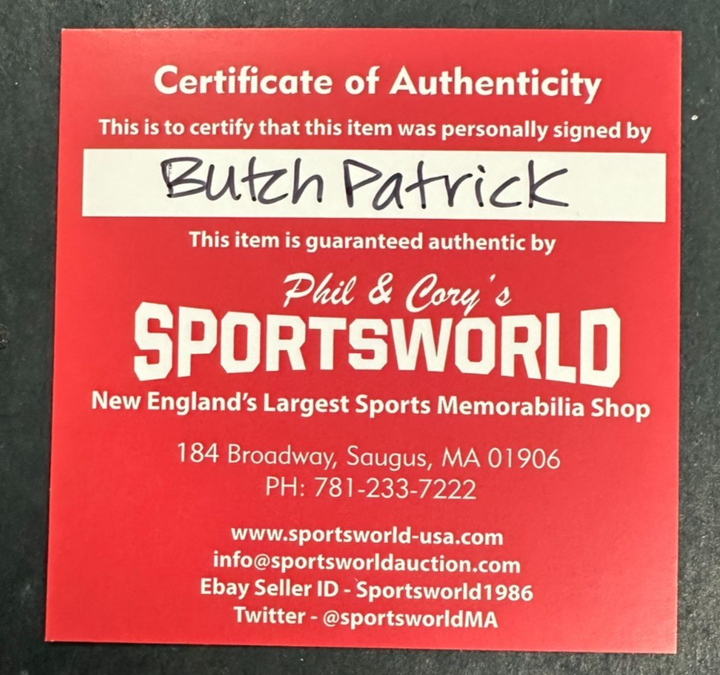 Butch Patrick Eddie Munster Autographed Photo Hockey Puck The Munster's