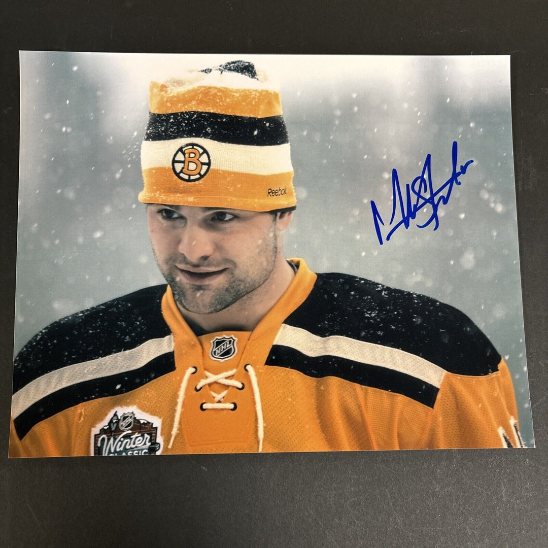 Mark Stuart Signed 8x10 Boston Bruins Sportsworld