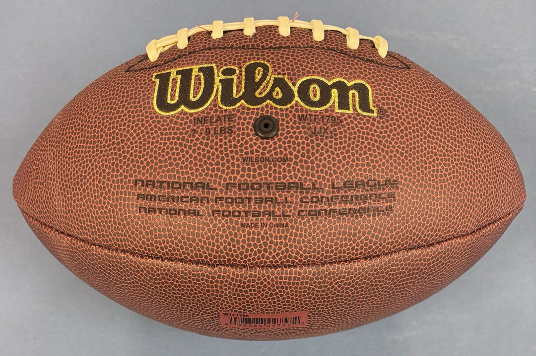 Dermontti Dawson HOF Signed Wilson Football Pittsburgh Steelers Sportsworld COA