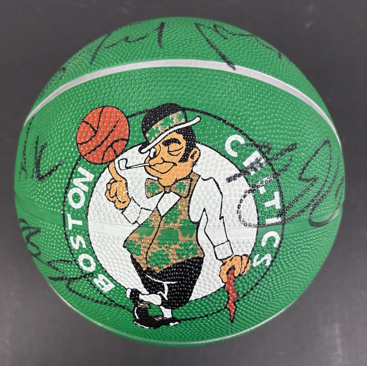 2006-07 Boston Celtics Team Signed Ball Paul Pierce +13 Sportsworld COA