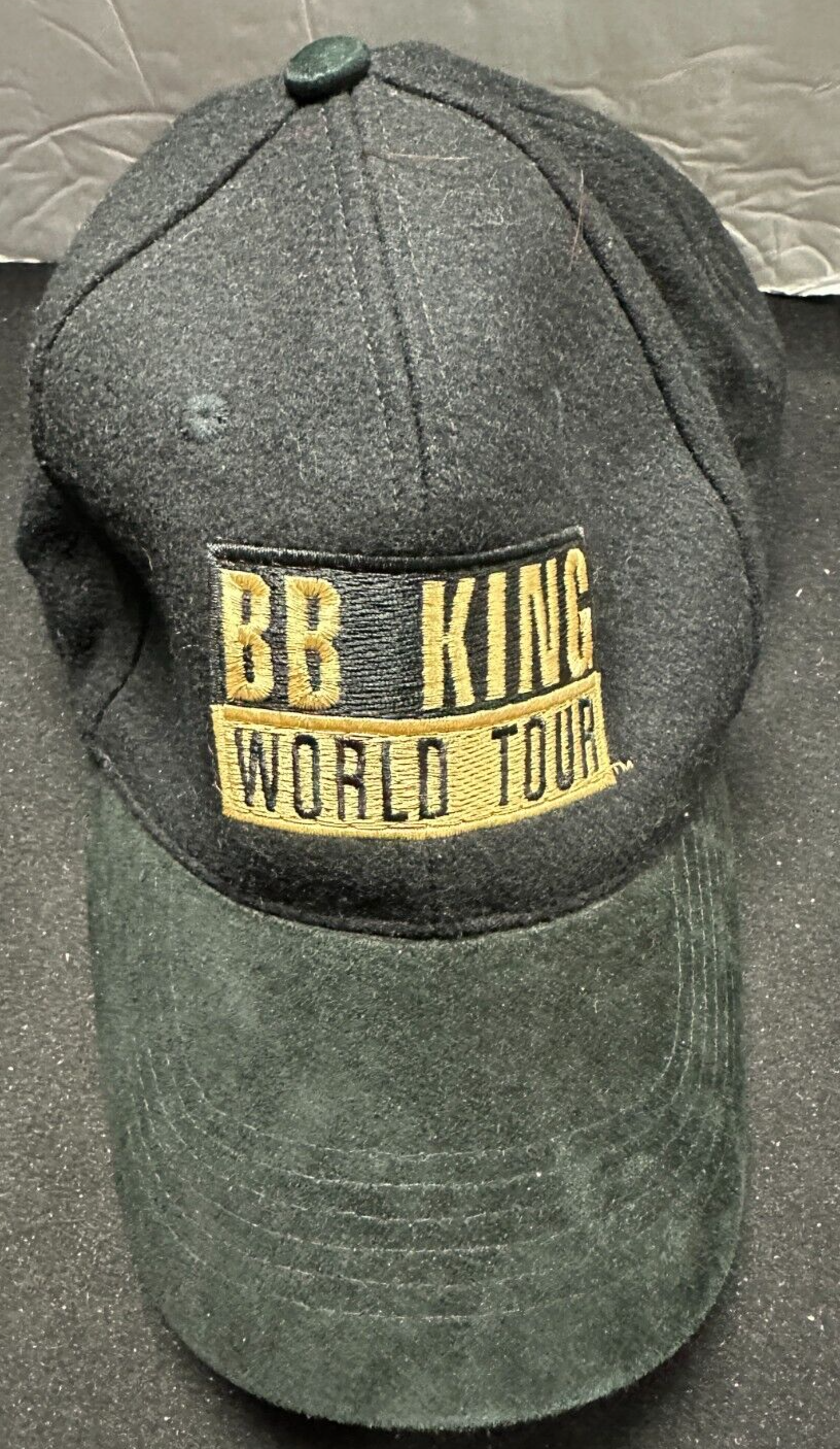 B.B. King Autographed World Tour Baseball Hat BAS Beckett