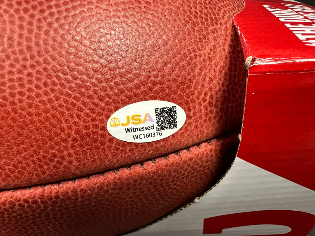 Will Campbell Autographed Wilson Official NFL Football JSA Patriots