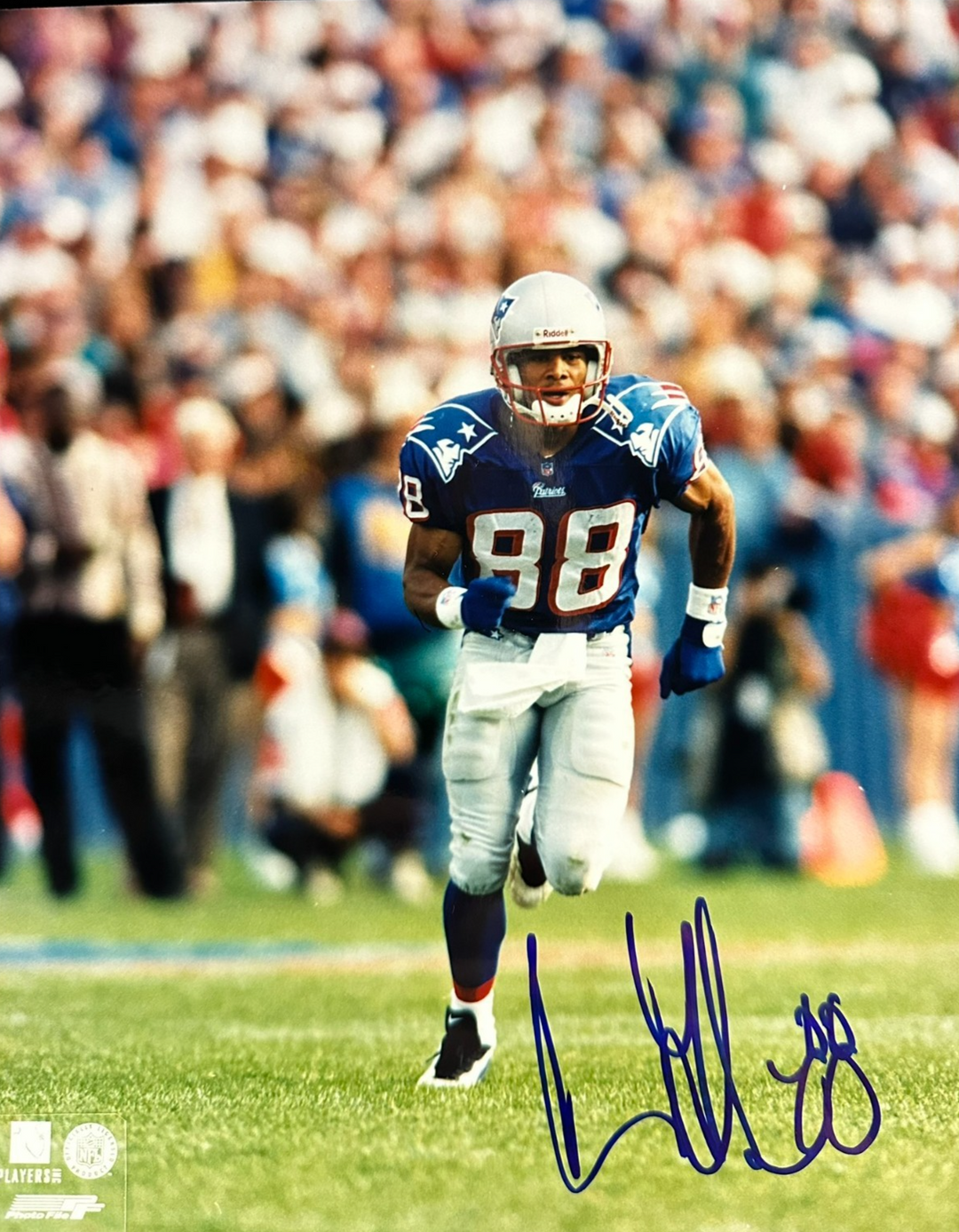 Terry Glenn Autographed New England Patriots 8x10 Photo NFL