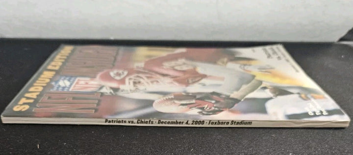 12/4/00 Patriots vs. Chiefs Game Program & Ticket Stub Bill Belichick 1st Season