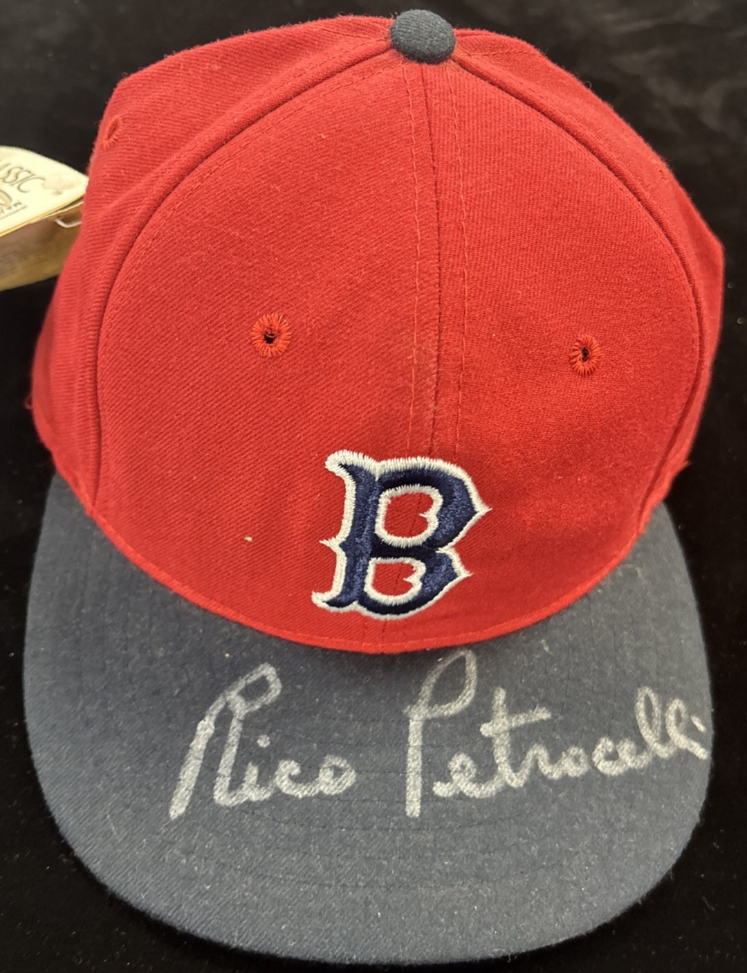 Rico Petrocelli Autographed Boston Red Sox Baseball Hat 2x All-Star COA