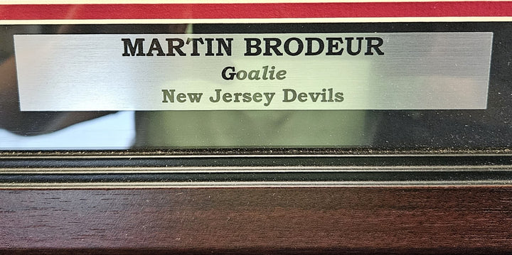Martin Brodeur Signed 8x10 Framed Photo Steiner COA New Jersey Devils NHL HOF