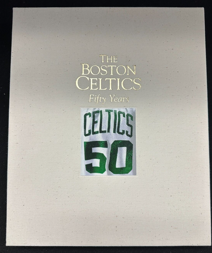 Larry Bird & Red Auerbach Autographed Boston Celtics 50th Anniversary Book #318