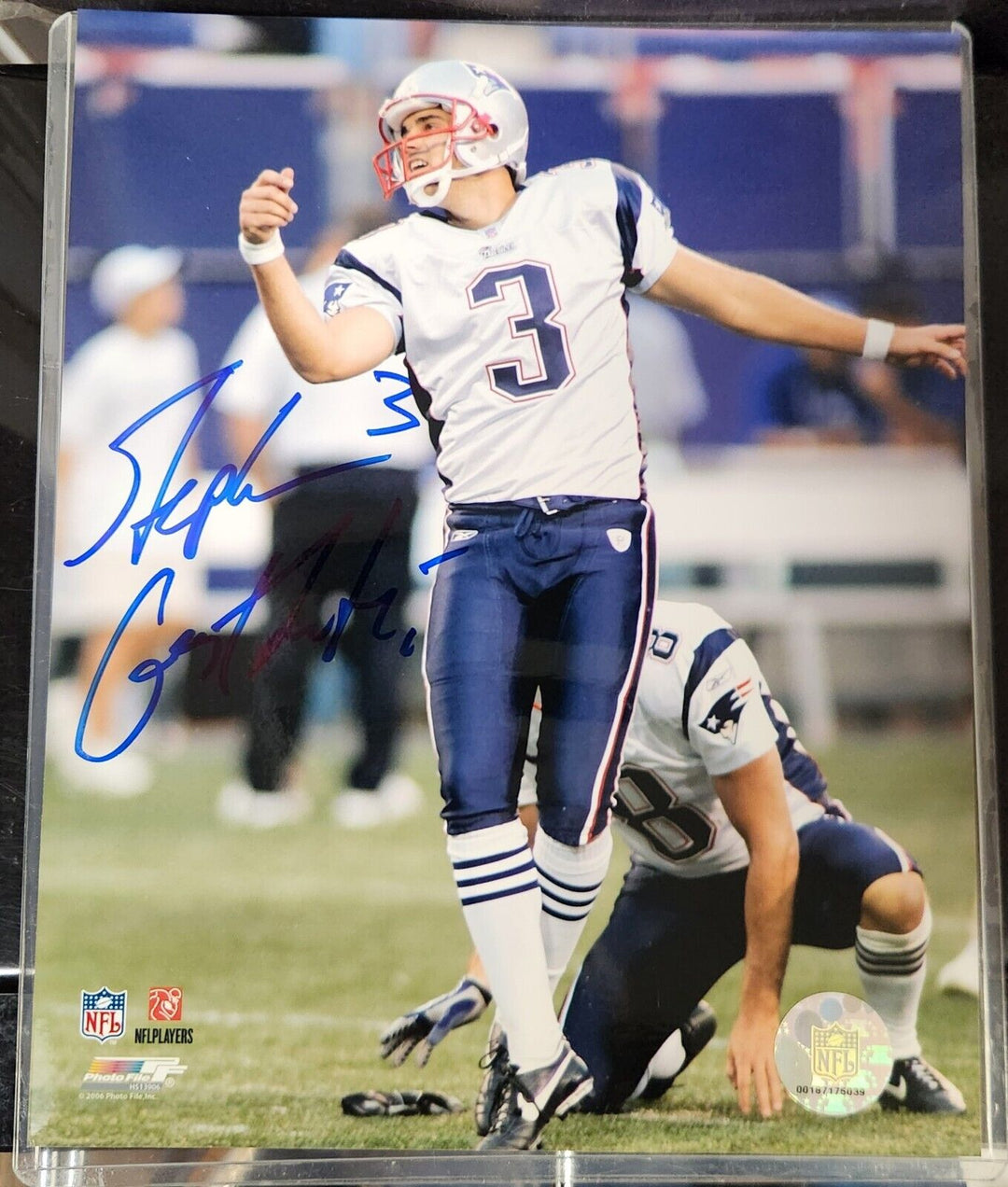 Stephen Gostkowski Autographed 8x10 Photo New England Patriots