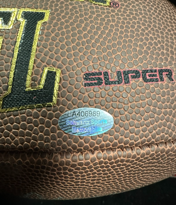 Dave Robinson Autographed Wilson NFL Football W/ HOF 2013 Packers