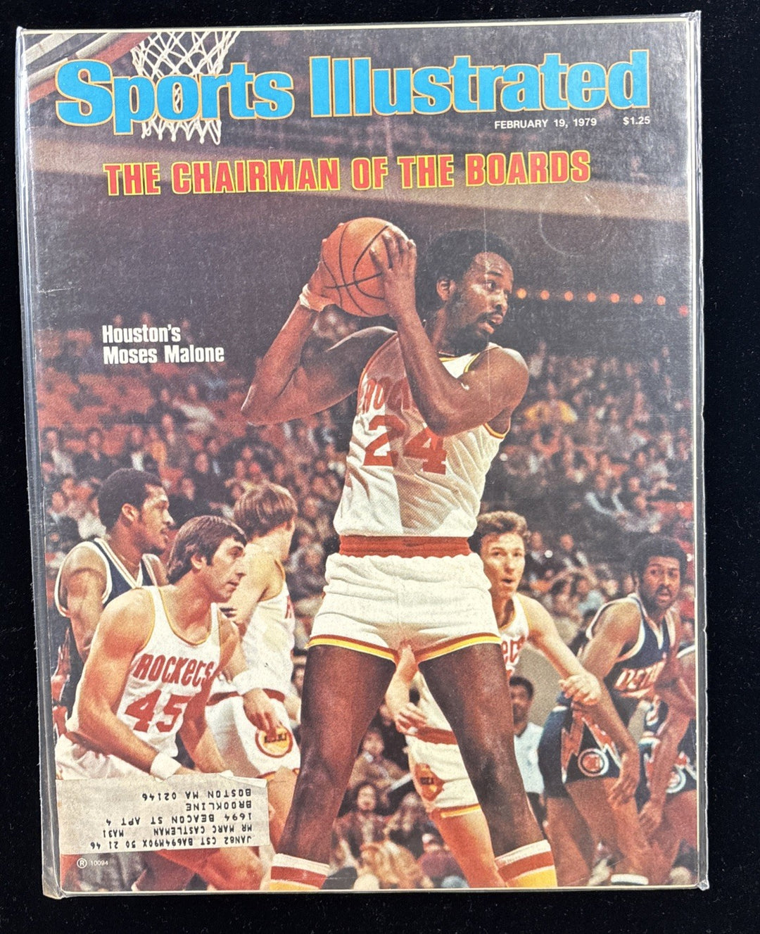 February 19 1979 Sports Illustrated Moses Malone First Cover Houston Rockets