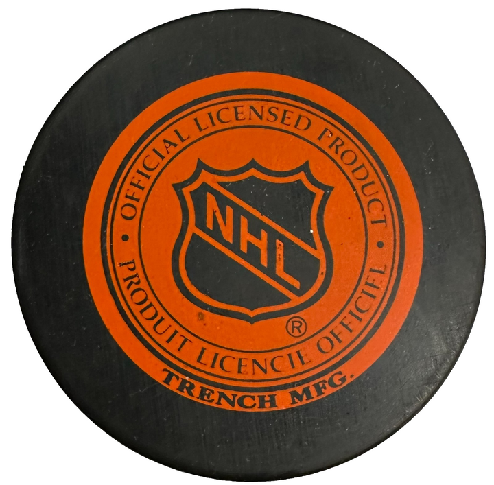 Guy LaFleur Autographed Montreal Canadiens Hockey Puck HOF NHL