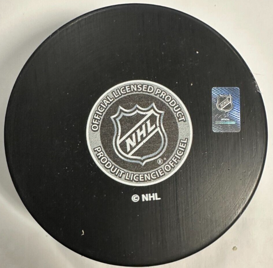 Ivan Boldirev Autographed Boston Bruins 100th Anniversary Hockey Puck NHL