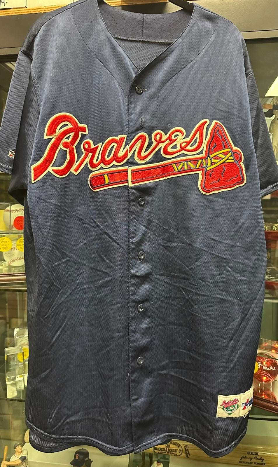 1999 Kevin McGlinchy Atlanta Braves Game Worn Spring Training Jersey