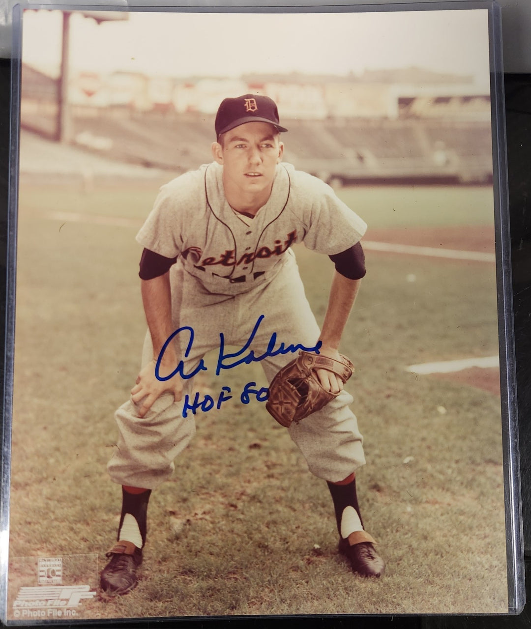 Al Kaline Autographed Inscribed 8x10 Photo Detroit Tigers HOF Tri-Star COA