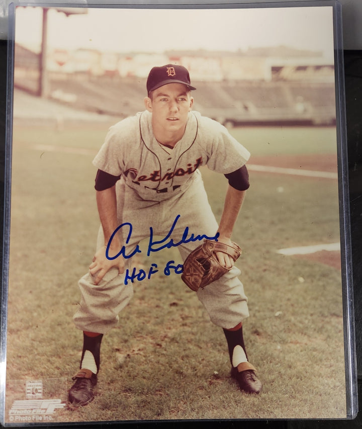 Al Kaline Autographed Inscribed 8x10 Photo Detroit Tigers HOF Tri-Star COA